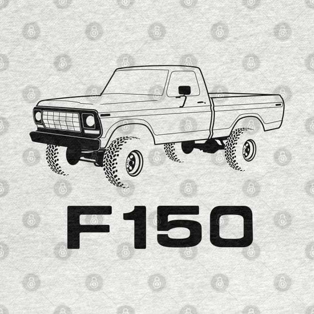 1978 F150 Black Print by The OBS Apparel